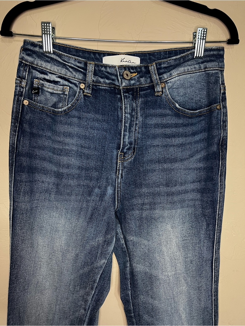 Kancan Luke High‎ Rise Flare Boho Festival Cowgirl Denim Jeans - Picture 4 of 11